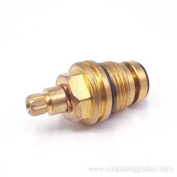 Brass core faucet cartridges